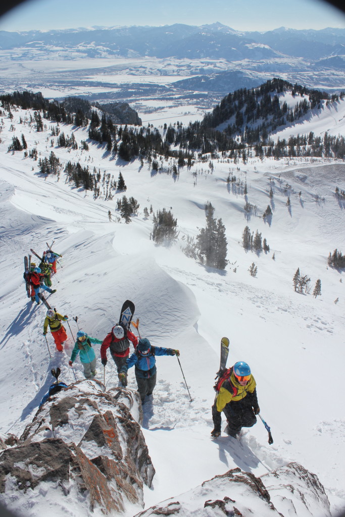 Ski apparel launch in Jackson Hole, WY